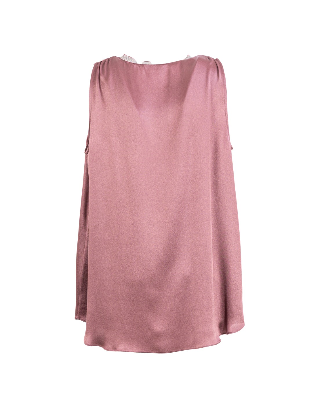 shop ANTONELLI Saldi Top: Antonelli top "Calla".
Scollo V.
Senza maniche.
Dettaglio a contrasto di colore.
Composizione: 55% Acetato 45% Seta.
Fabbricato in Italia.. CALLA J5646K 794-558 number 8902712